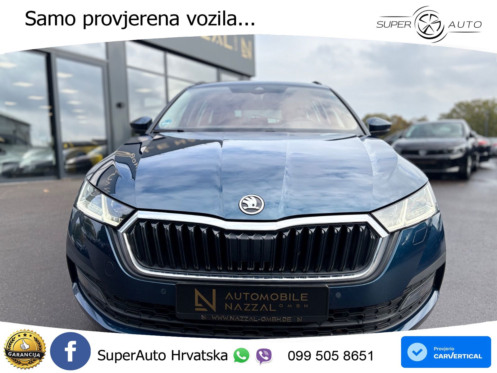 Škoda Octavia Combi 2.0 TDI (150 KS) 4x4 DSG LED+GR SJED+ACC