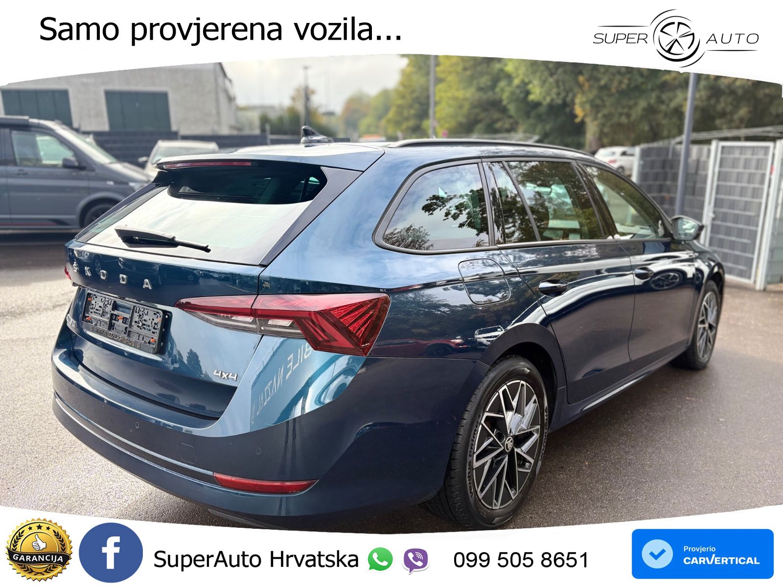 Škoda Octavia Combi 2.0 TDI (150 KS) 4x4 DSG LED+GR SJED+ACC