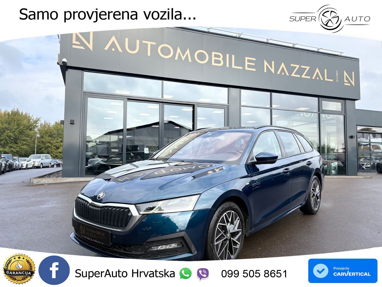 Škoda Octavia Combi 2.0 TDI (150 KS) 4x4 DSG LED+GR SJED+ACC