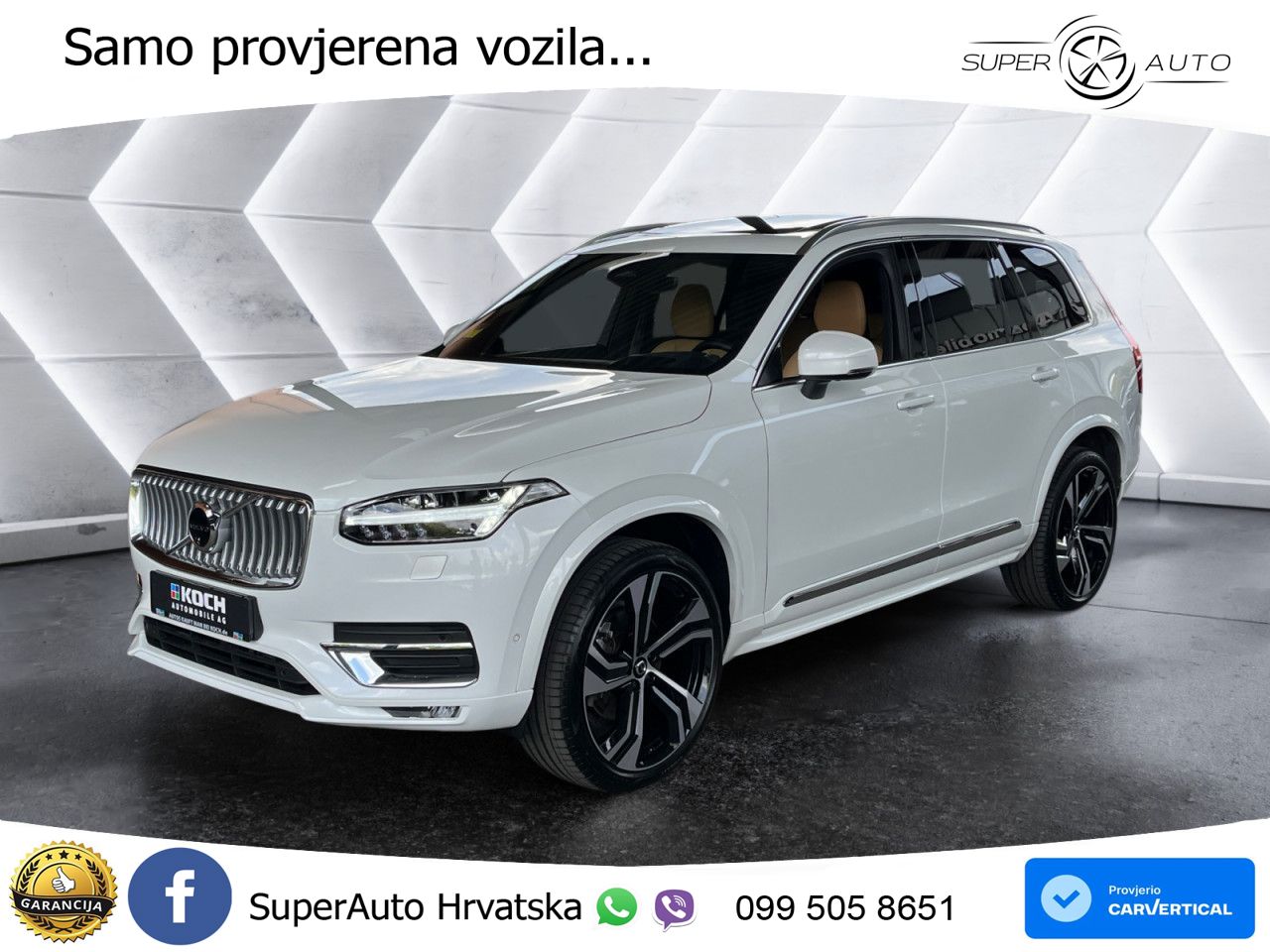 Volvo XC90 2.0 B5 AWD Automatic ACC+HEAD+4xGR SJED+360+PANO
