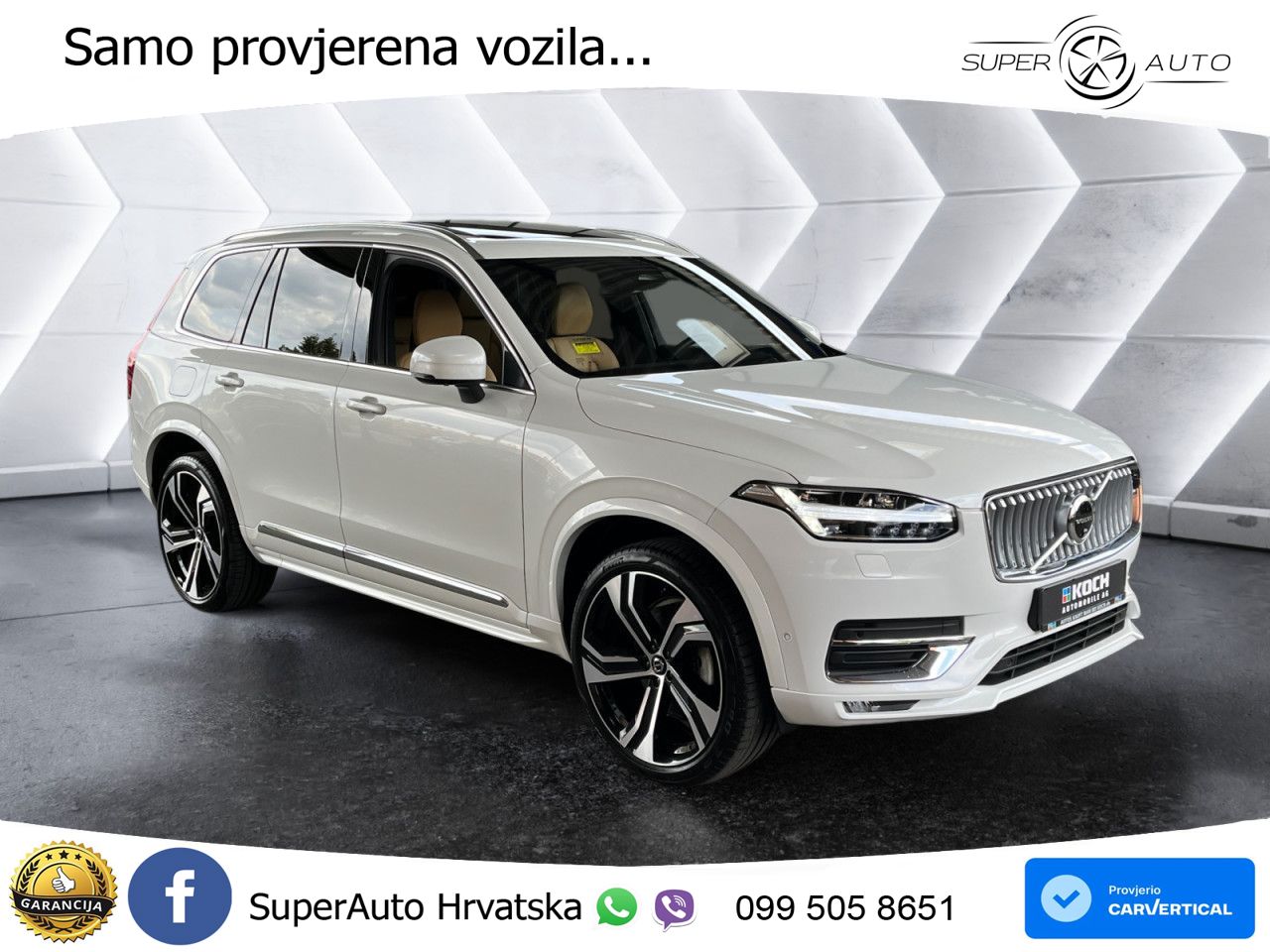 Volvo XC90 2.0 B5 AWD Automatic ACC+HEAD+4xGR SJED+360+PANO