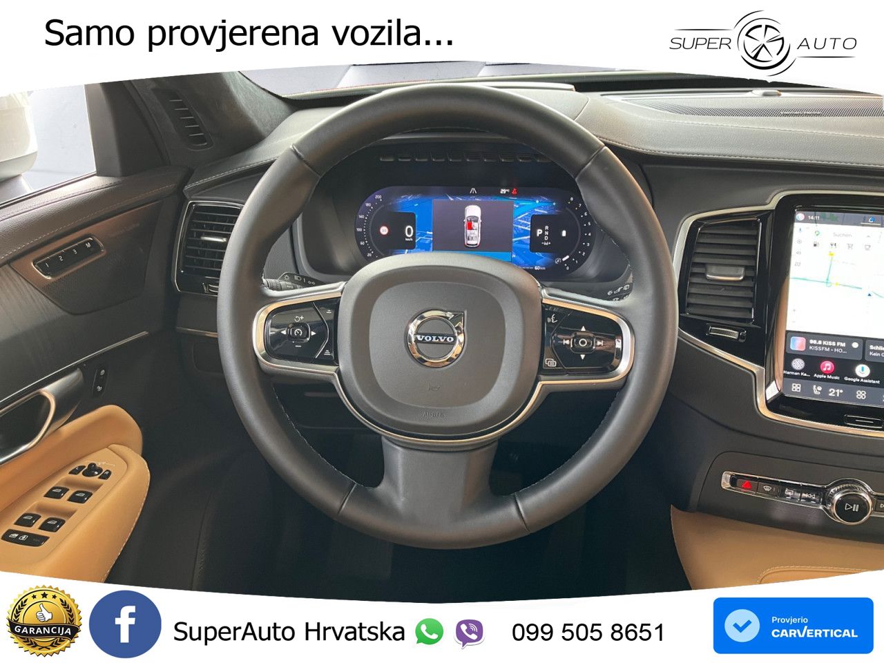 Volvo XC90 2.0 B5 AWD Automatic ACC+HEAD+4xGR SJED+360+PANO