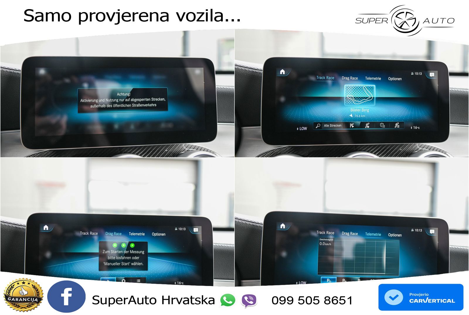 Mercedes AMG GLC 63 S V8 (510 KS) 4MATIC+ MCT ZRAČNI+ACC+GR SJED+360