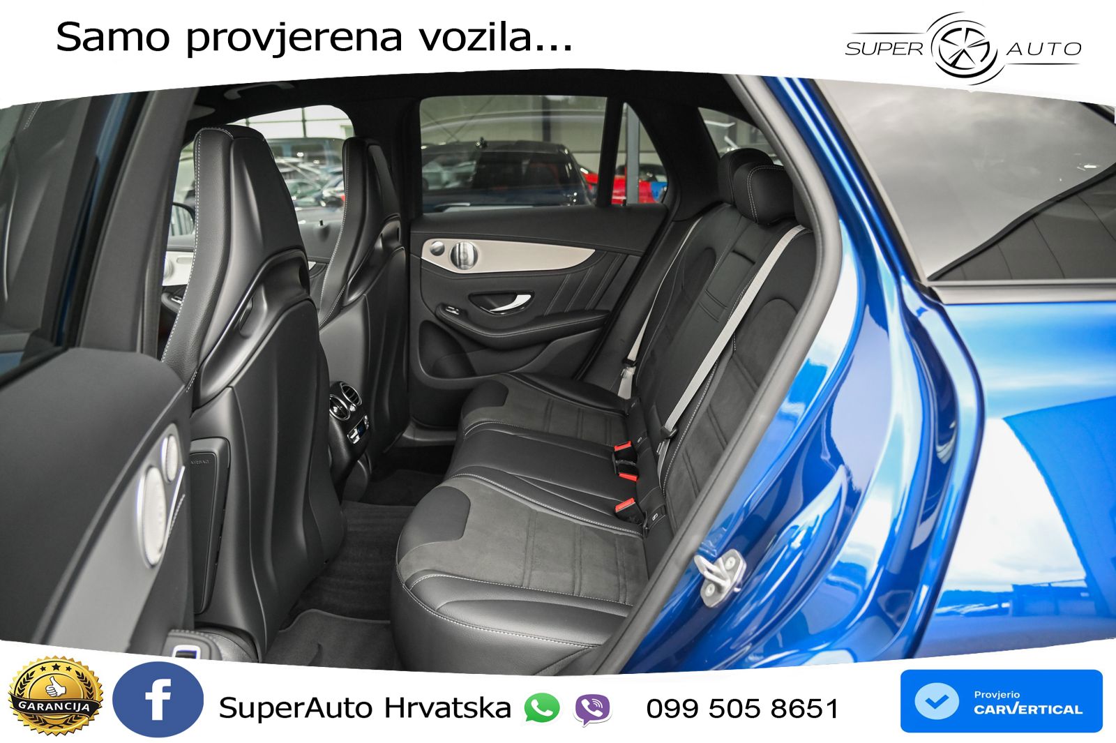 Mercedes AMG GLC 63 S V8 (510 KS) 4MATIC+ MCT ZRAČNI+ACC+GR SJED+360