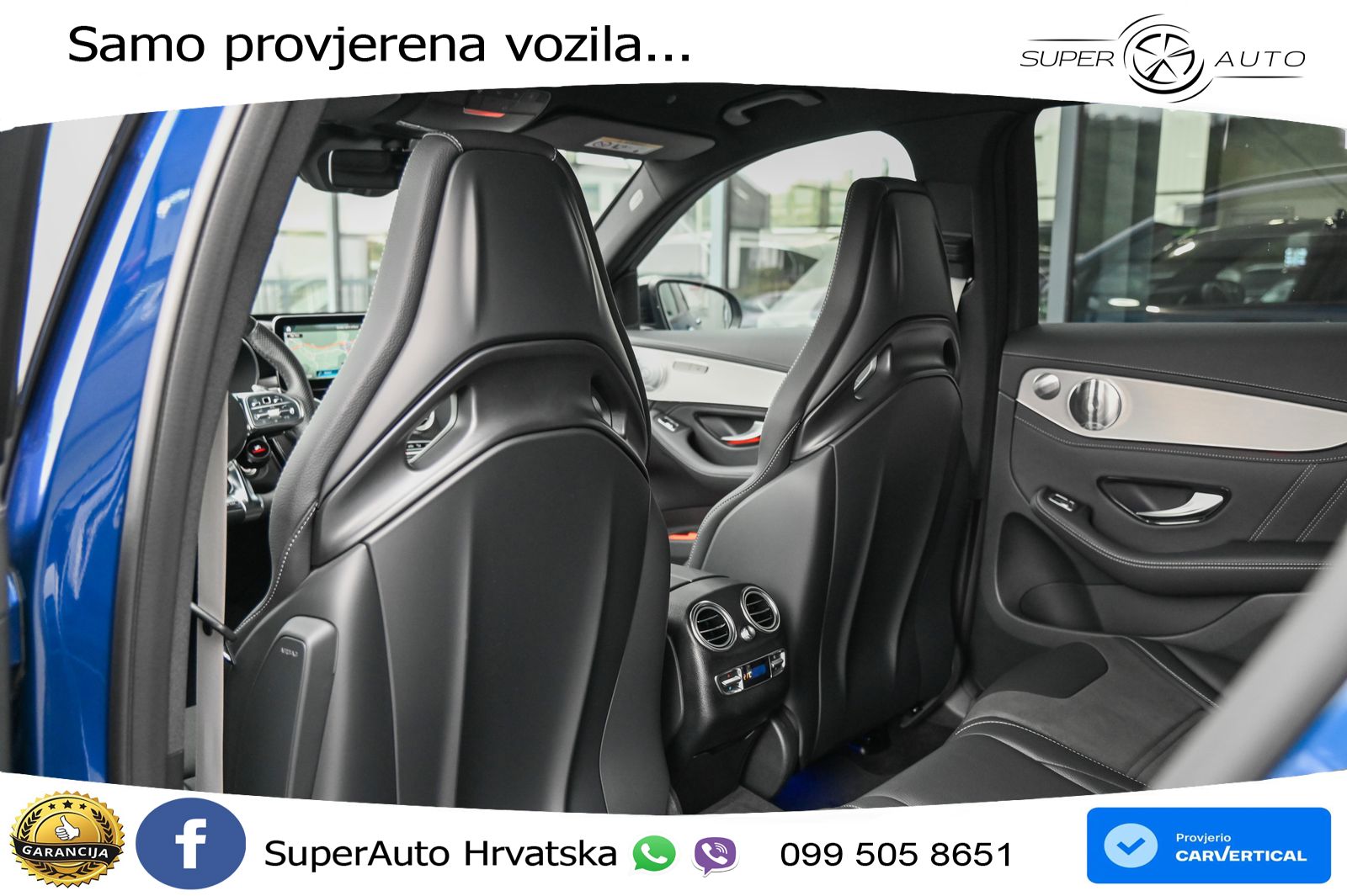 Mercedes AMG GLC 63 S V8 (510 KS) 4MATIC+ MCT ZRAČNI+ACC+GR SJED+360