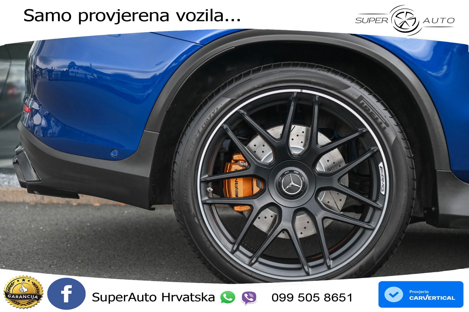 Mercedes AMG GLC 63 S V8 (510 KS) 4MATIC+ MCT ZRAČNI+ACC+GR SJED+360