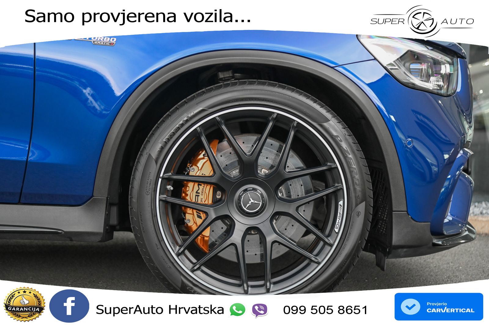 Mercedes AMG GLC 63 S V8 (510 KS) 4MATIC+ MCT ZRAČNI+ACC+GR SJED+360