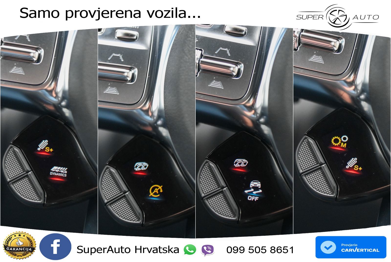 Mercedes AMG GLC 63 S V8 (510 KS) 4MATIC+ MCT ZRAČNI+ACC+GR SJED+360