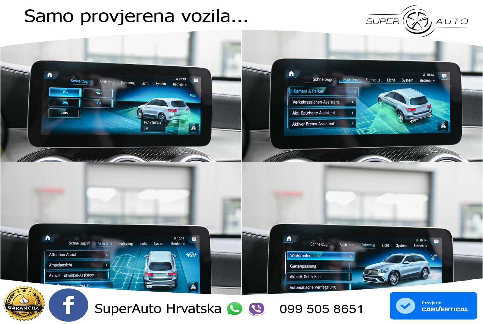 Mercedes AMG GLC 63 S V8 (510 KS) 4MATIC+ MCT ZRAČNI+ACC+GR SJED+360
