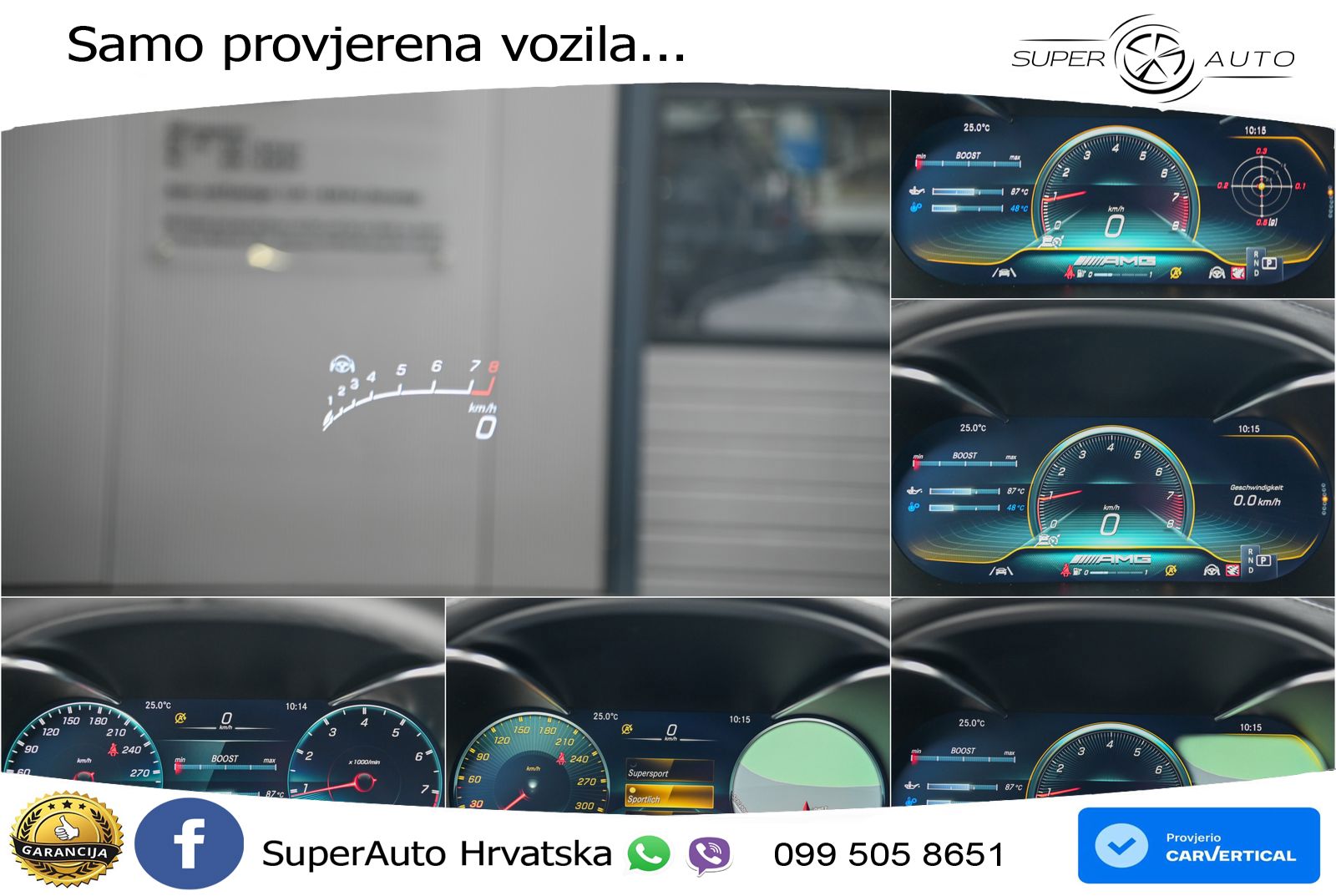 Mercedes AMG GLC 63 S V8 (510 KS) 4MATIC+ MCT ZRAČNI+ACC+GR SJED+360