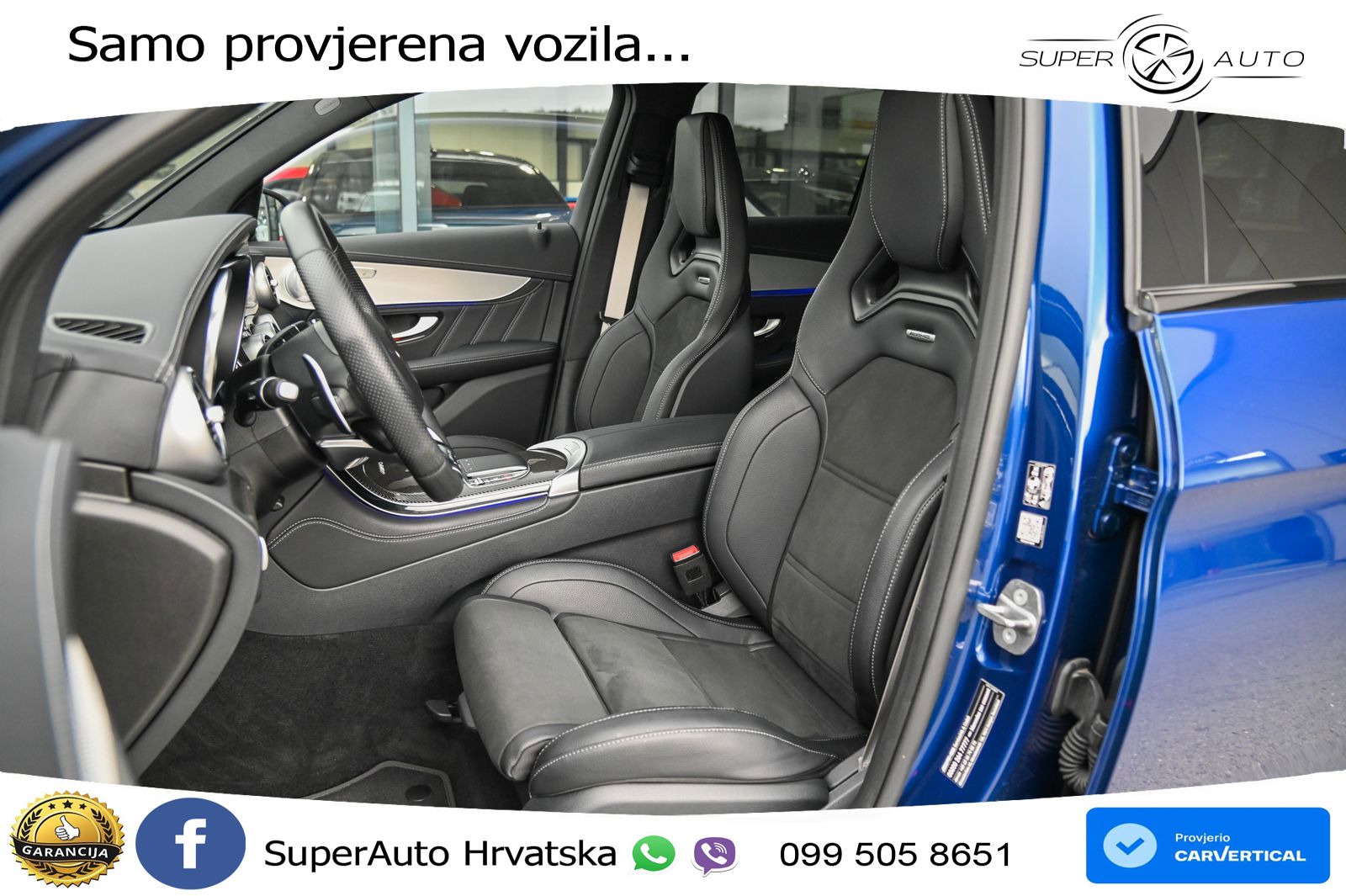 Mercedes AMG GLC 63 S V8 (510 KS) 4MATIC+ MCT ZRAČNI+ACC+GR SJED+360