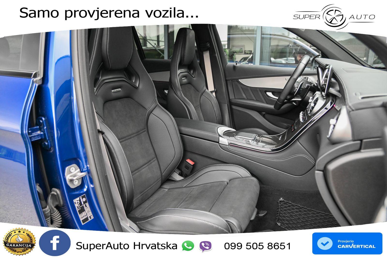 Mercedes AMG GLC 63 S V8 (510 KS) 4MATIC+ MCT ZRAČNI+ACC+GR SJED+360