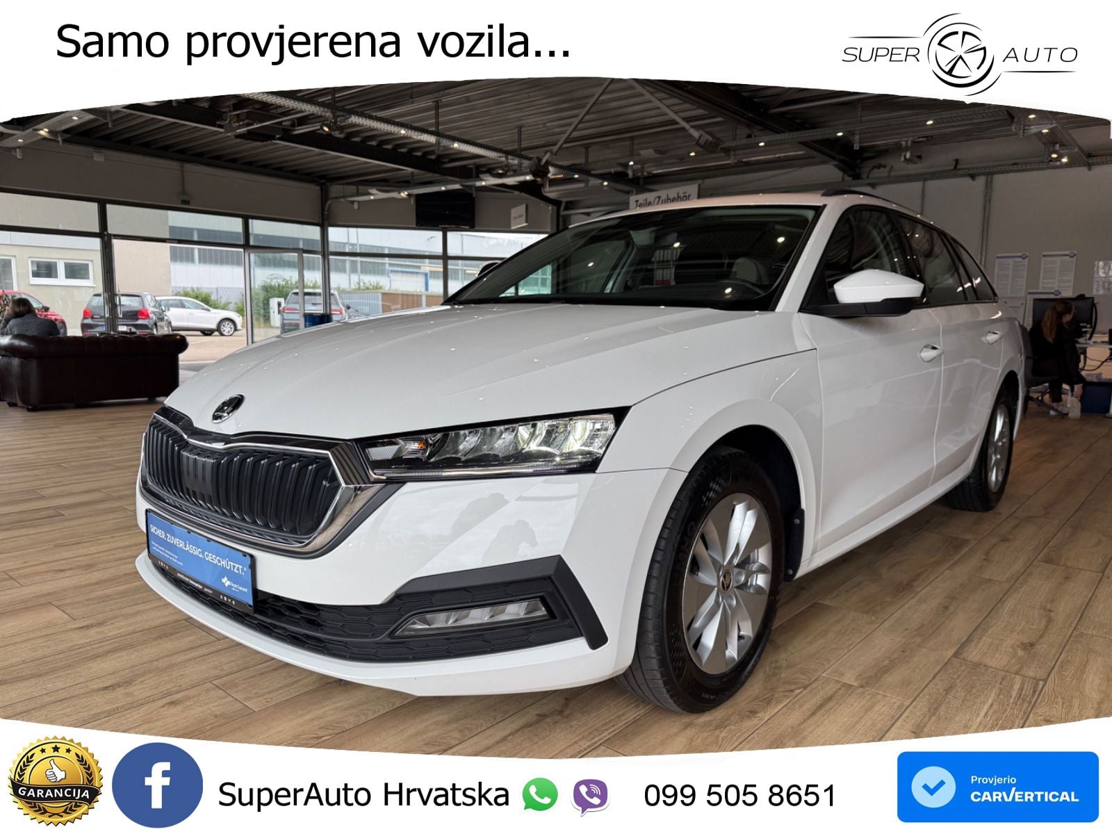Škoda Octavia Combi 2.0 TDI (150 KS) LED+GR SJED+ACC