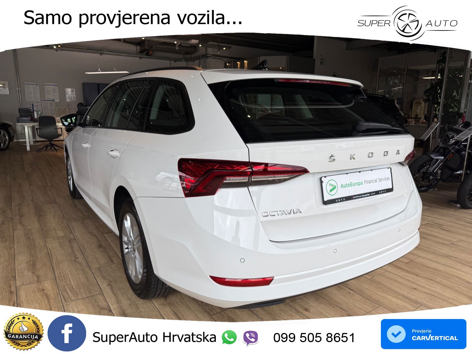 Škoda Octavia Combi 2.0 TDI (150 KS) LED+GR SJED+ACC