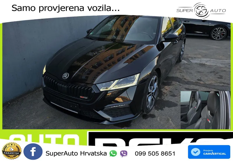 Škoda Octavia Combi RS 2.0 TDI (200 KS) DSG LED+GR SJED+ACC
