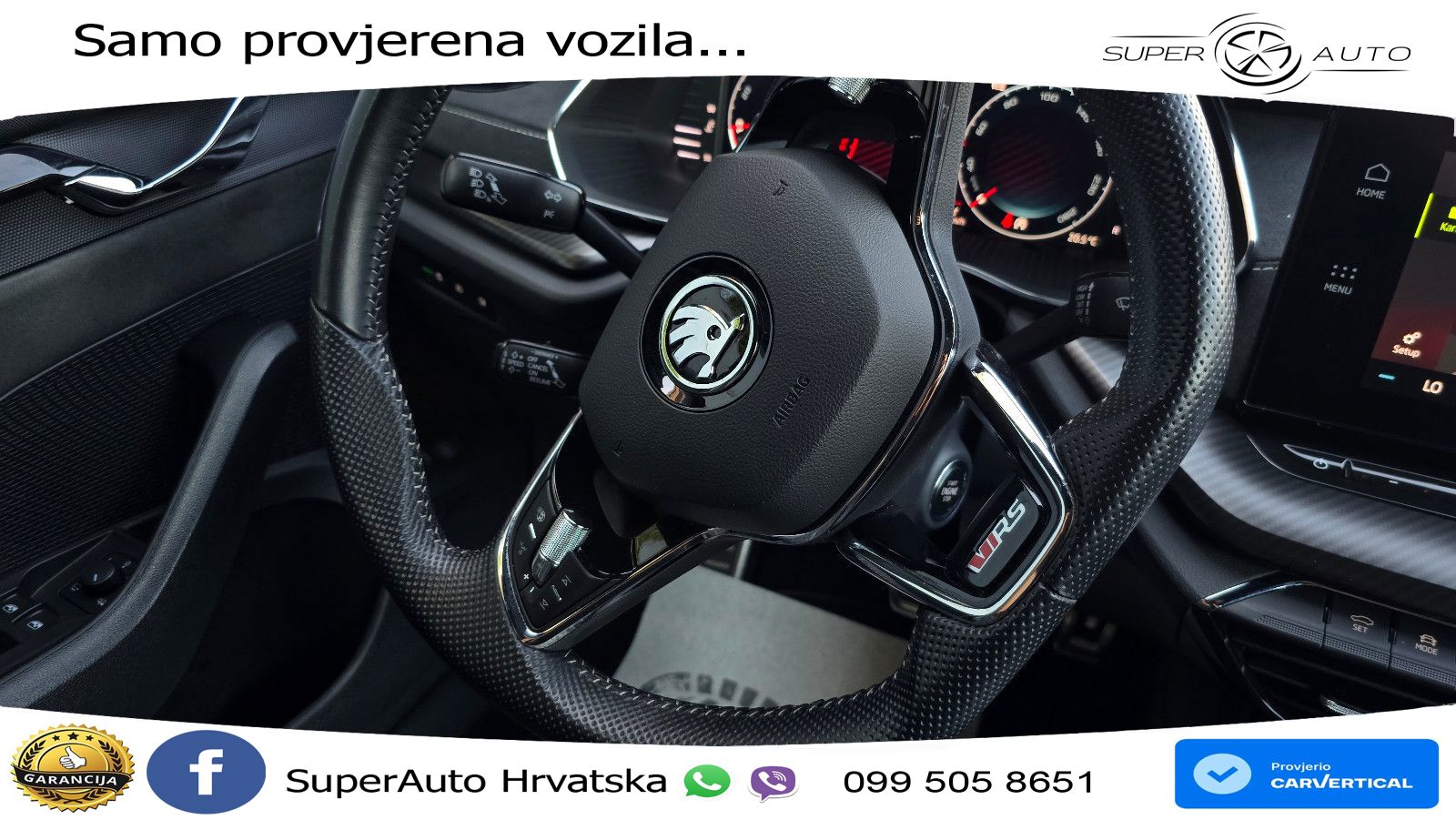 Škoda Octavia Combi RS 2.0 TDI (200 KS) DSG LED+GR SJED+ACC