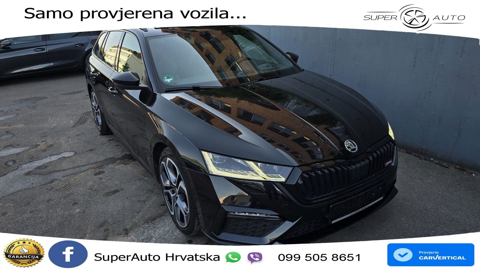 Škoda Octavia Combi RS 2.0 TDI (200 KS) DSG LED+GR SJED+ACC