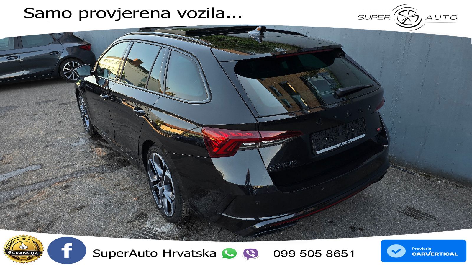 Škoda Octavia Combi RS 2.0 TDI (200 KS) DSG LED+GR SJED+ACC