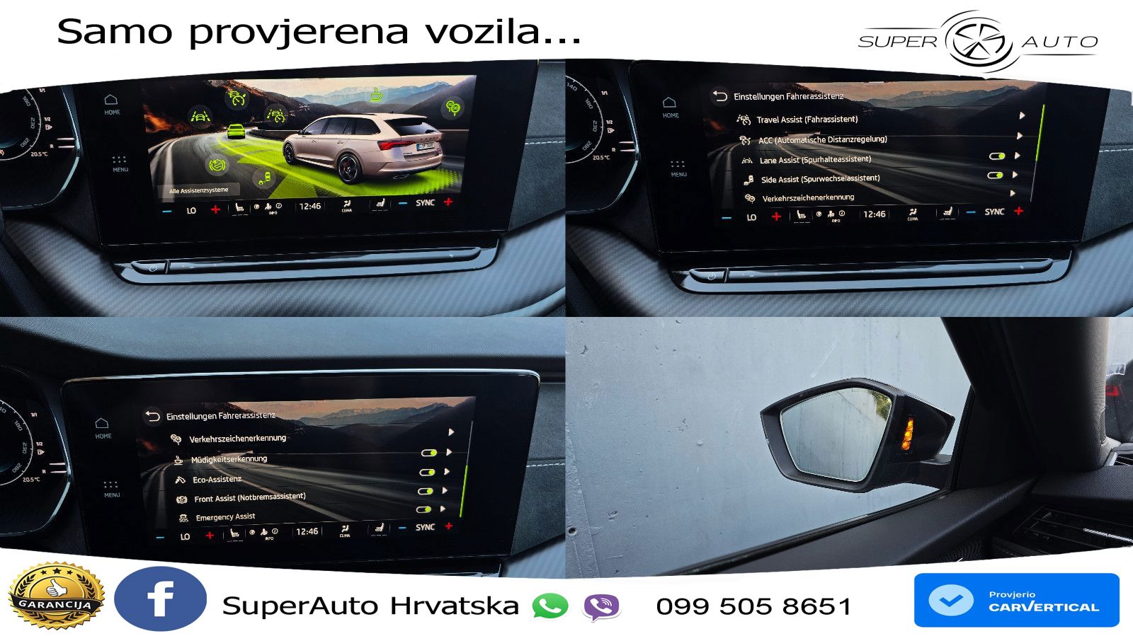 Škoda Octavia Combi RS 2.0 TDI (200 KS) DSG LED+GR SJED+ACC