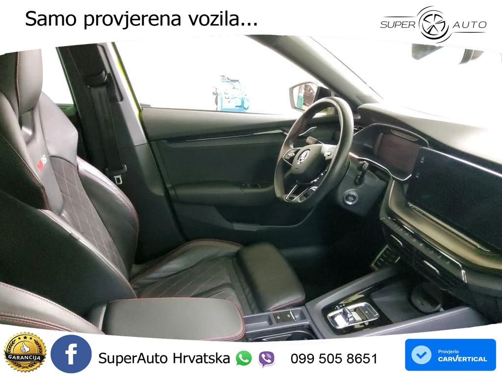 Škoda Octavia Combi RS 2.0 TDI (200 KS) DSG MATRIX+GR SJED+KAM