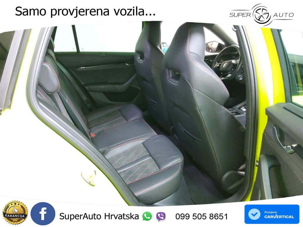 Škoda Octavia Combi RS 2.0 TDI (200 KS) DSG MATRIX+GR SJED+KAM