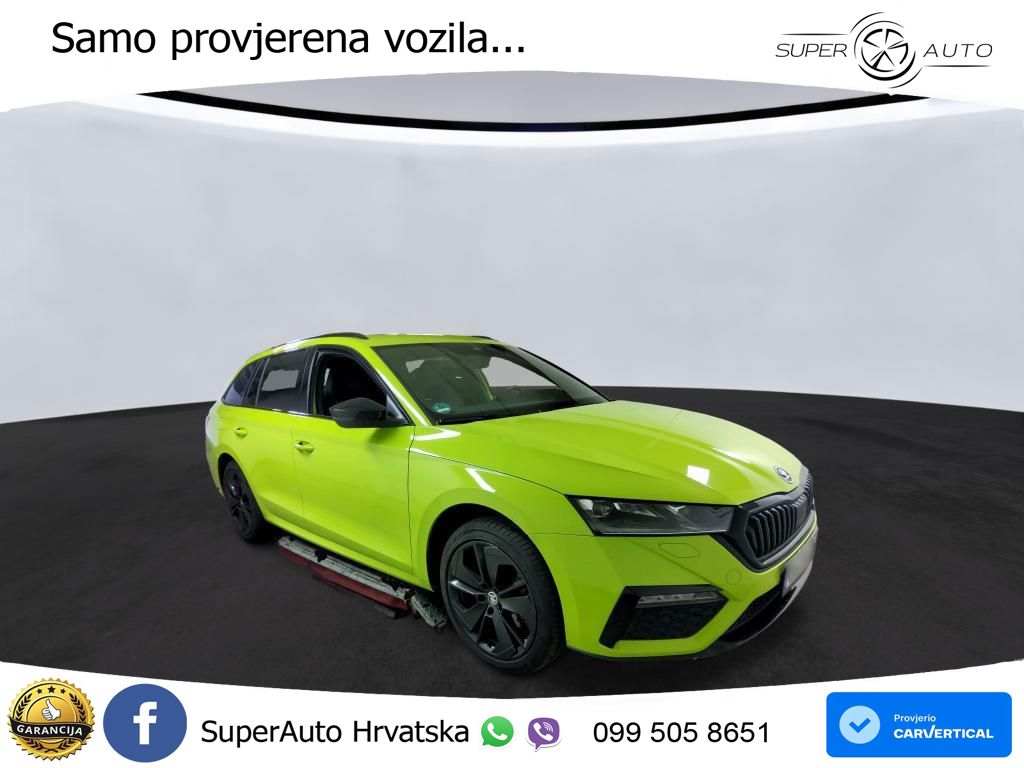 Škoda Octavia Combi RS 2.0 TDI (200 KS) DSG MATRIX+GR SJED+KAM