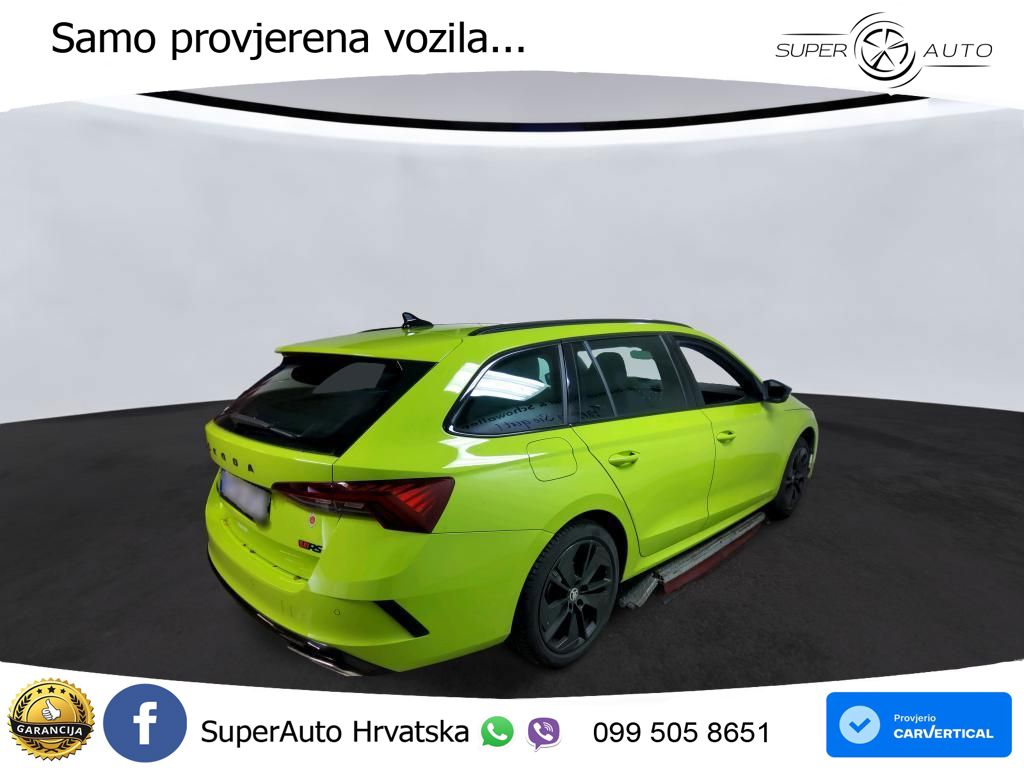 Škoda Octavia Combi RS 2.0 TDI (200 KS) DSG MATRIX+GR SJED+KAM