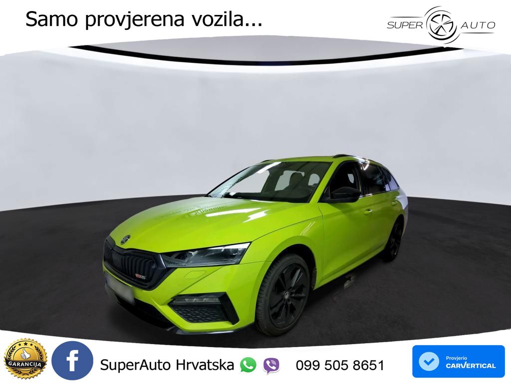 Škoda Octavia Combi RS 2.0 TDI (200 KS) DSG MATRIX+GR SJED+KAM