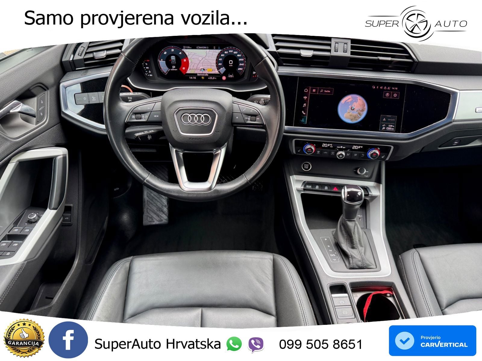 Audi Q3 40 TDI (200 KS) quattro S tronic LED+GR SJED+ACC