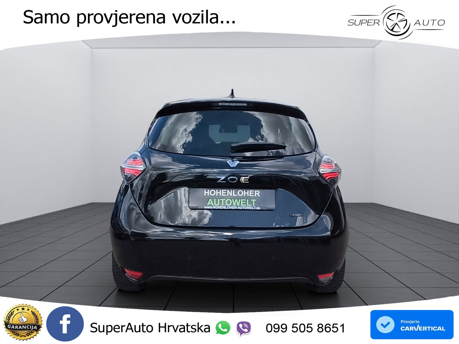 Renault Zoe 52 kWh (135 KS) Electric Iconic