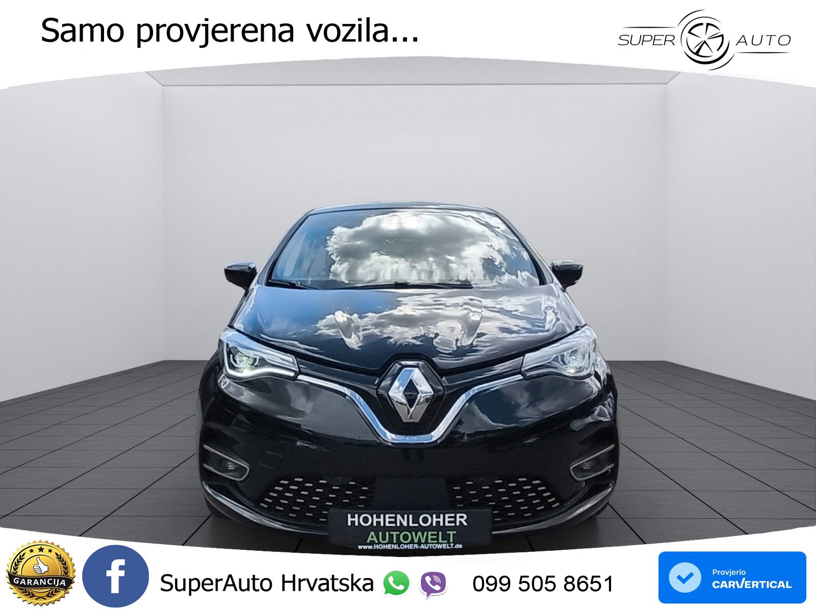 Renault Zoe 52 kWh (135 KS) Electric Iconic