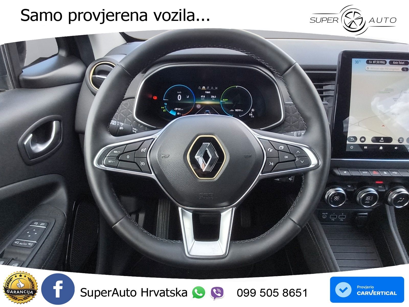Renault Zoe 52 kWh (135 KS) Electric Iconic