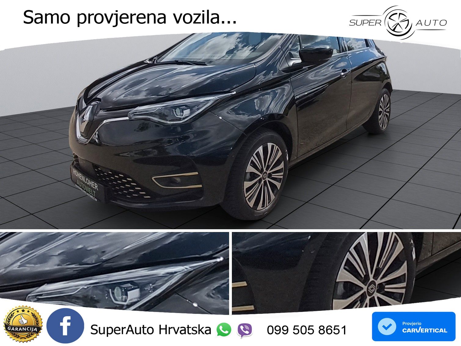 Renault Zoe 52 kWh (135 KS) Electric Iconic