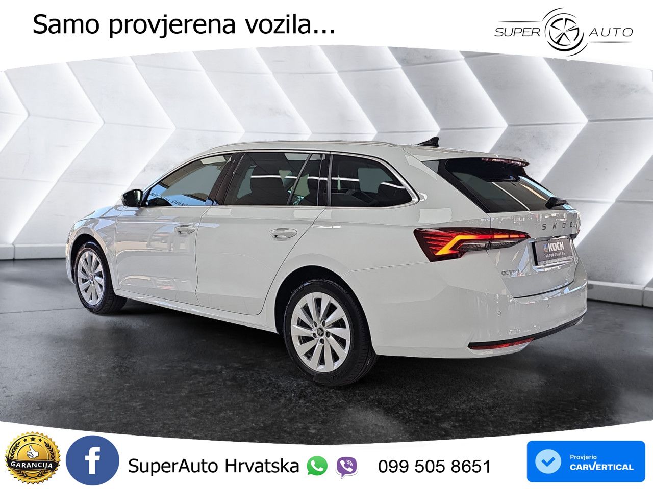 Škoda Octavia Combi 1.5 TSI (150 KS) DSG LED+GR SJED+ACC
