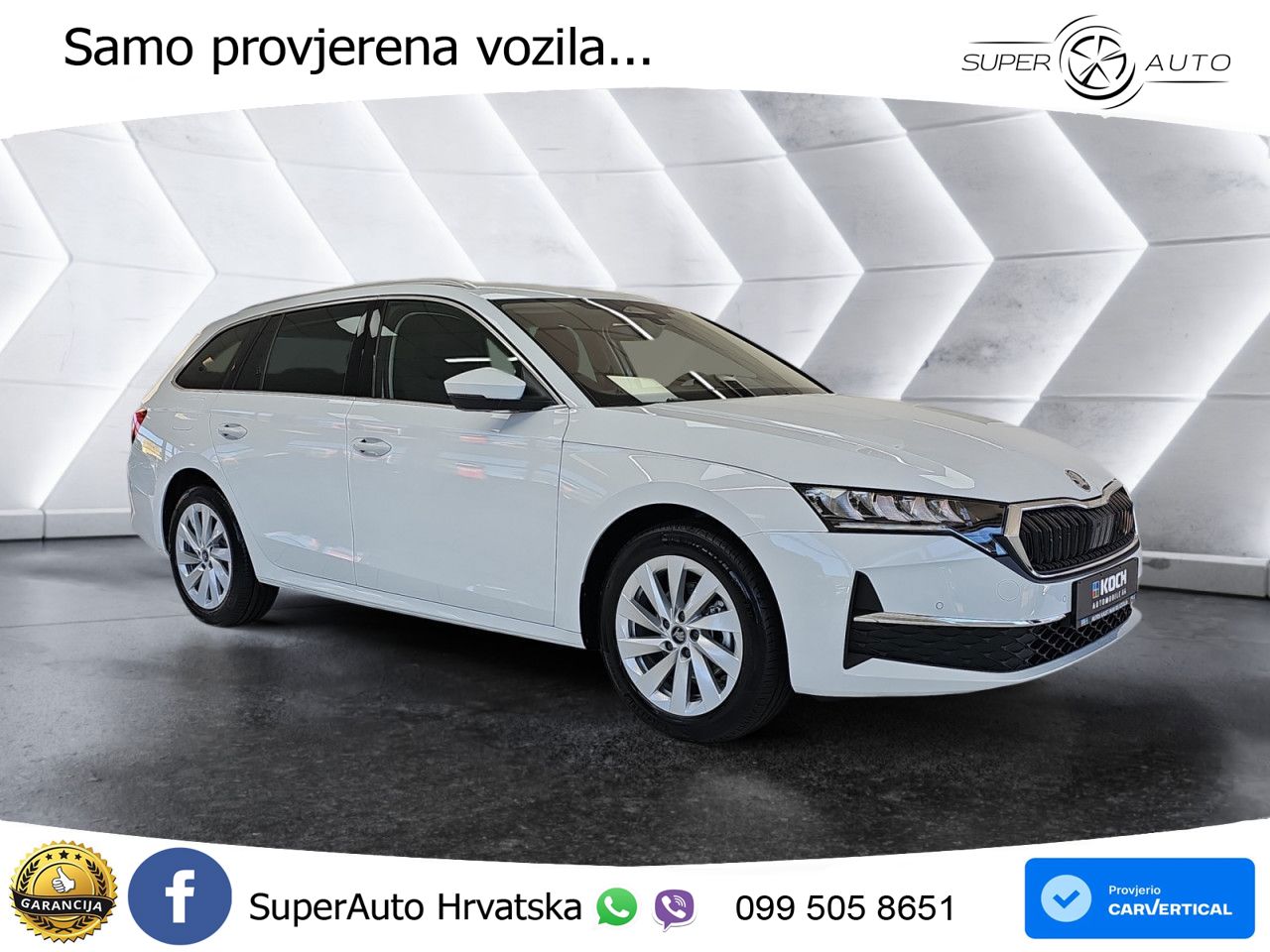 Škoda Octavia Combi 1.5 TSI (150 KS) DSG LED+GR SJED+ACC