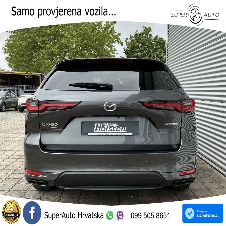Mazda CX-60 2.5 e-Skyactiv (328 KS) AWD Automatic LED+GR SJED+ACC