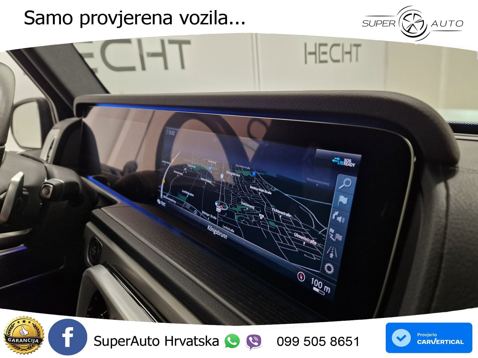 Mercedes G 500 Long V8 (422 KS) 4MATIC 9G-TRONIC AMG LED+GR SJED+ACC