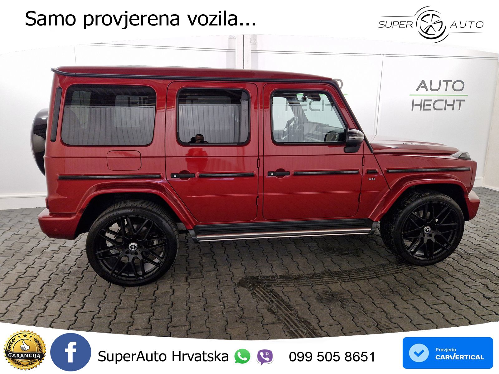 Mercedes G 500 Long V8 (422 KS) 4MATIC 9G-TRONIC AMG LED+GR SJED+ACC