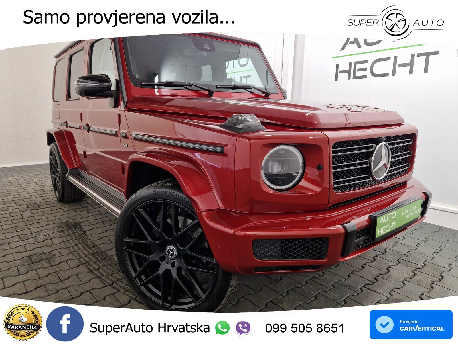 Mercedes G 500 Long V8 (422 KS) 4MATIC 9G-TRONIC AMG LED+GR SJED+ACC