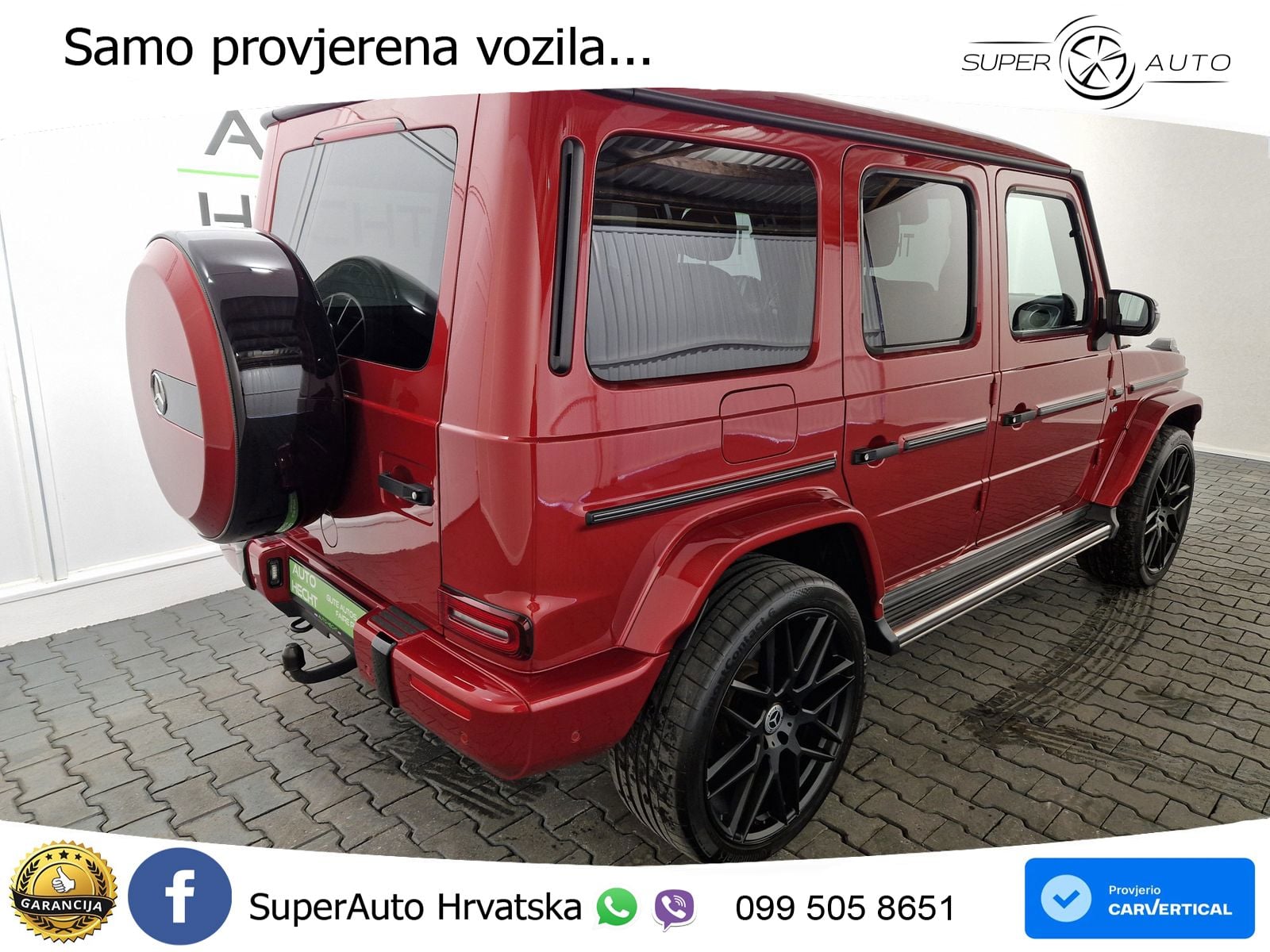 Mercedes G 500 Long V8 (422 KS) 4MATIC 9G-TRONIC AMG LED+GR SJED+ACC
