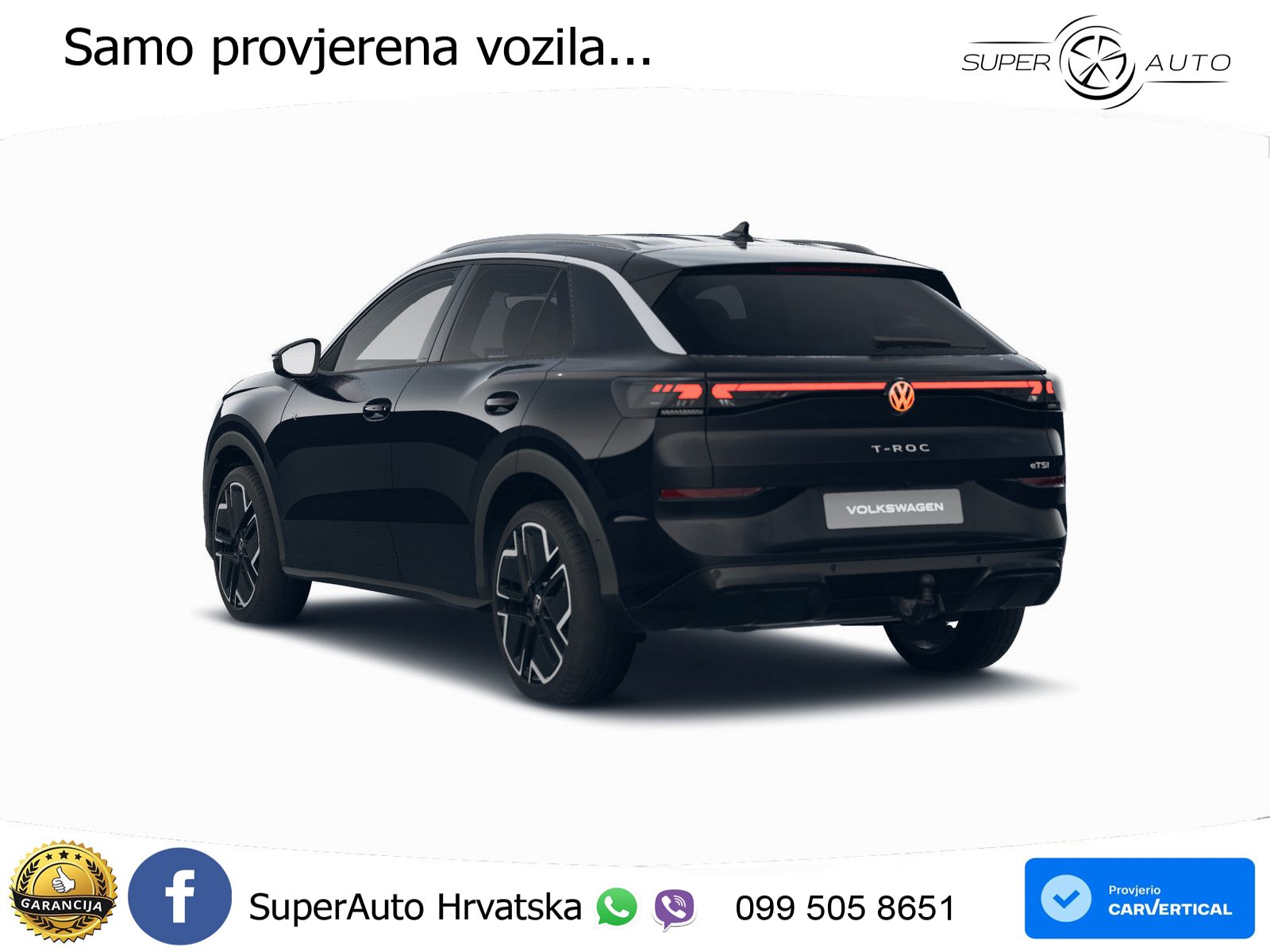 Volkswagen T-Roc 1.5 eTSI (150 KS)  DSG R-Line MATRIX+GR SJED+KAM