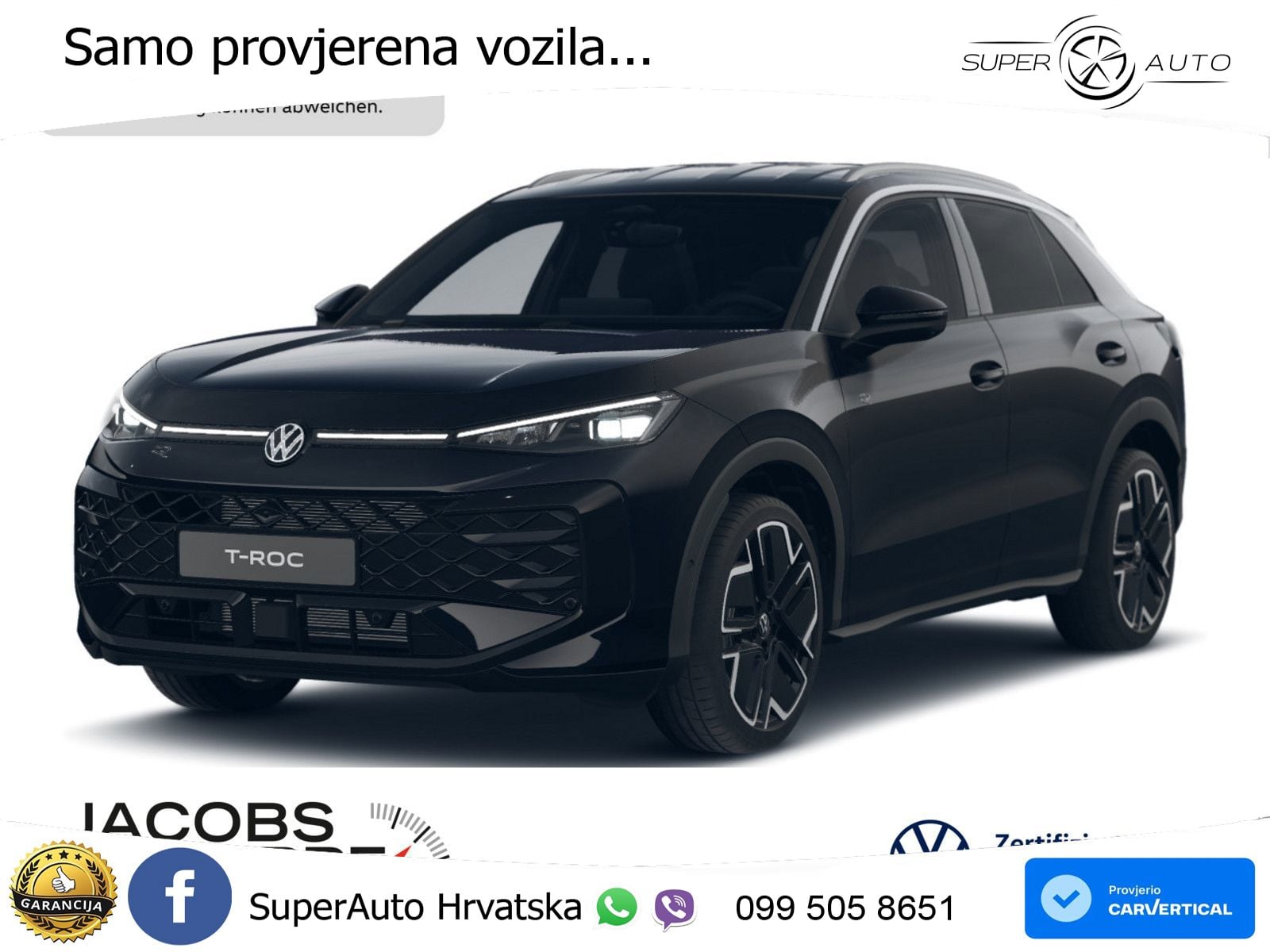 Volkswagen T-Roc 1.5 eTSI (150 KS)  DSG R-Line MATRIX+GR SJED+KAM