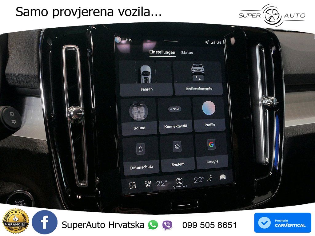 Volvo XC40 2.0 B3 163 KS Automatic LED+GR SJED+ACC