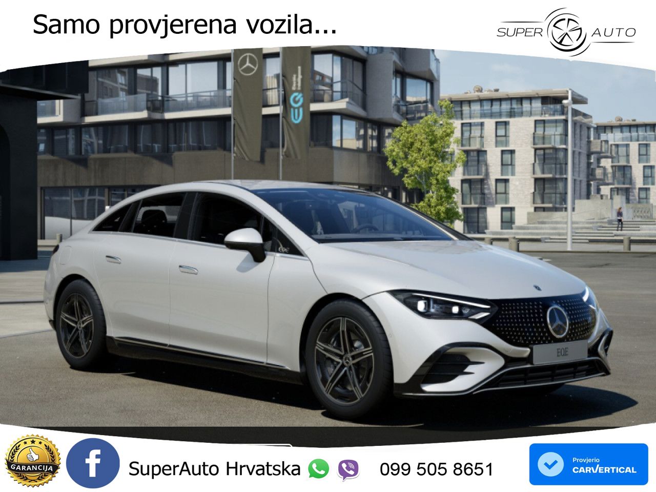 Mercedes EQE 350 98 kWh (292 KS) 4MATIC AMG ZRAČNI+ACC+GR SJED+KAM