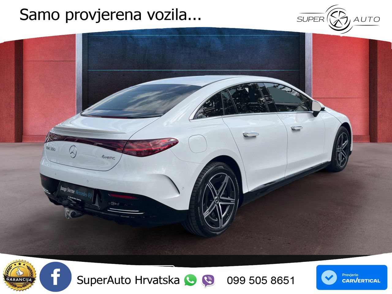 Mercedes EQE 350 98 kWh (292 KS) 4MATIC AMG ZRAČNI+ACC+GR SJED+KAM