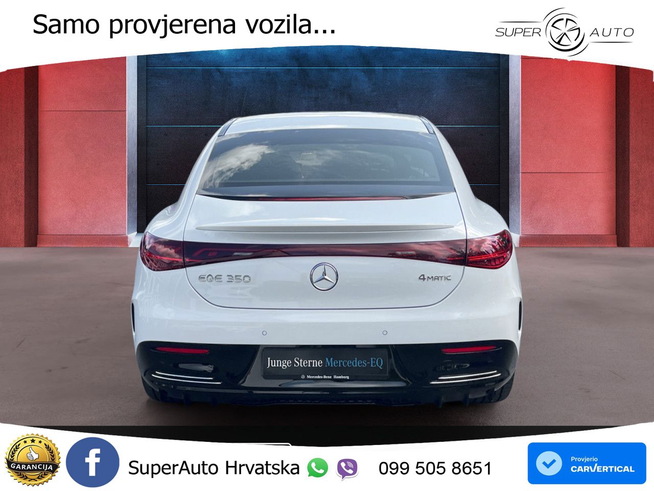 Mercedes EQE 350 98 kWh (292 KS) 4MATIC AMG ZRAČNI+ACC+GR SJED+KAM