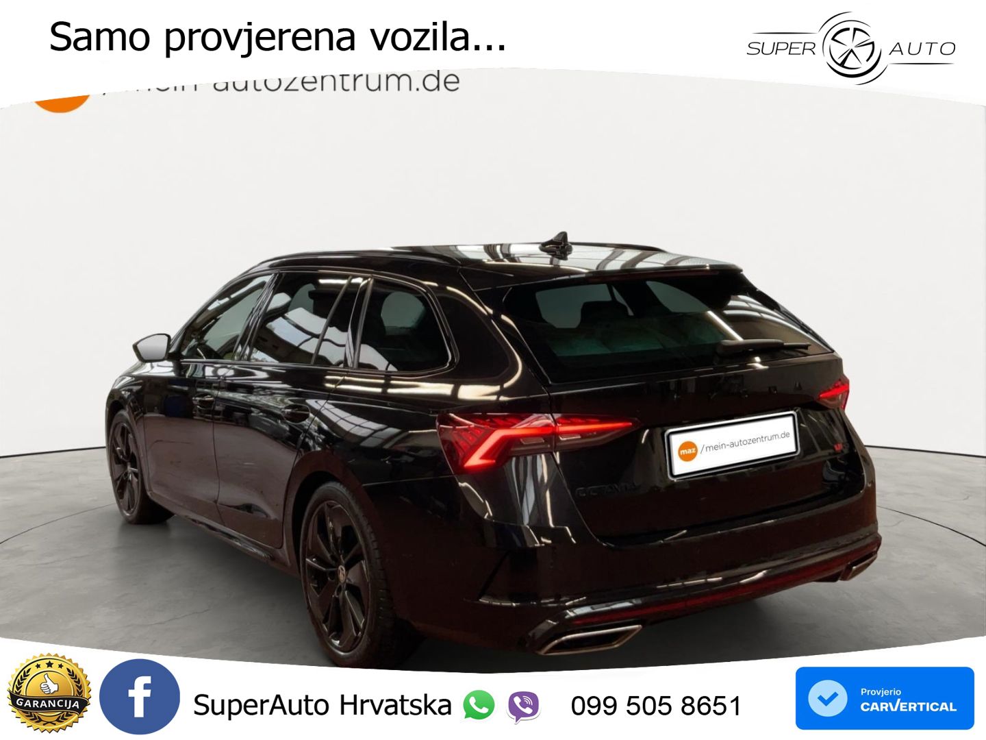 Škoda Octavia Combi RS 2.0 TDI (200 KS) 4x4 DSG LED+GR SJED+ACC
