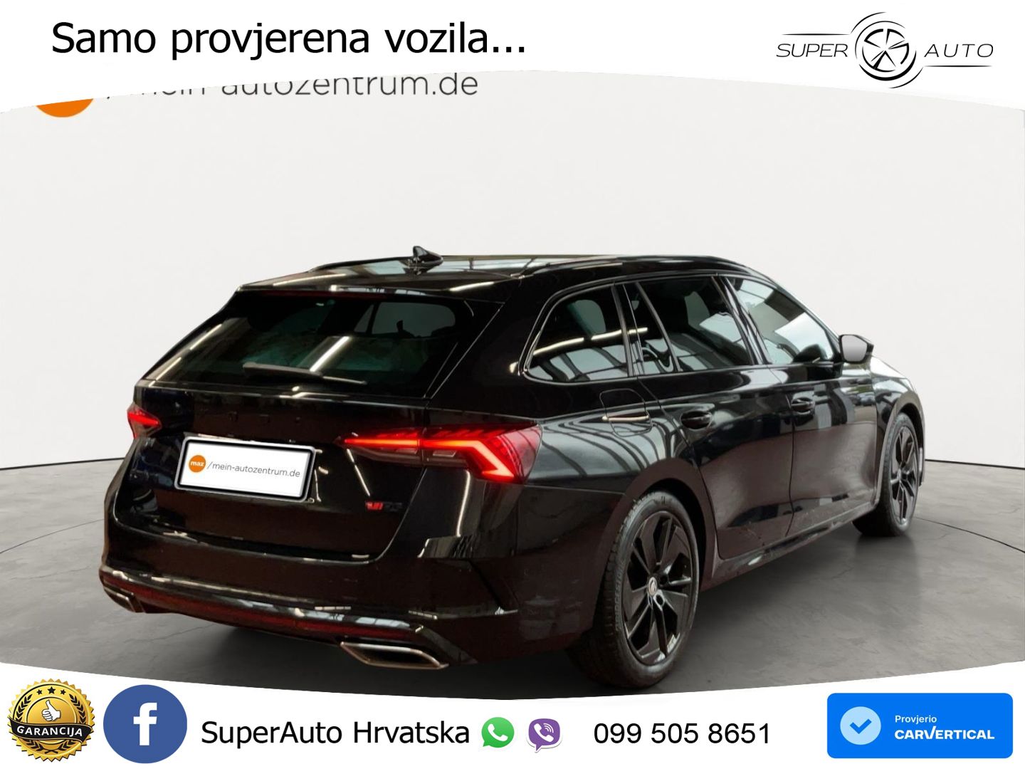 Škoda Octavia Combi RS 2.0 TDI (200 KS) 4x4 DSG LED+GR SJED+ACC
