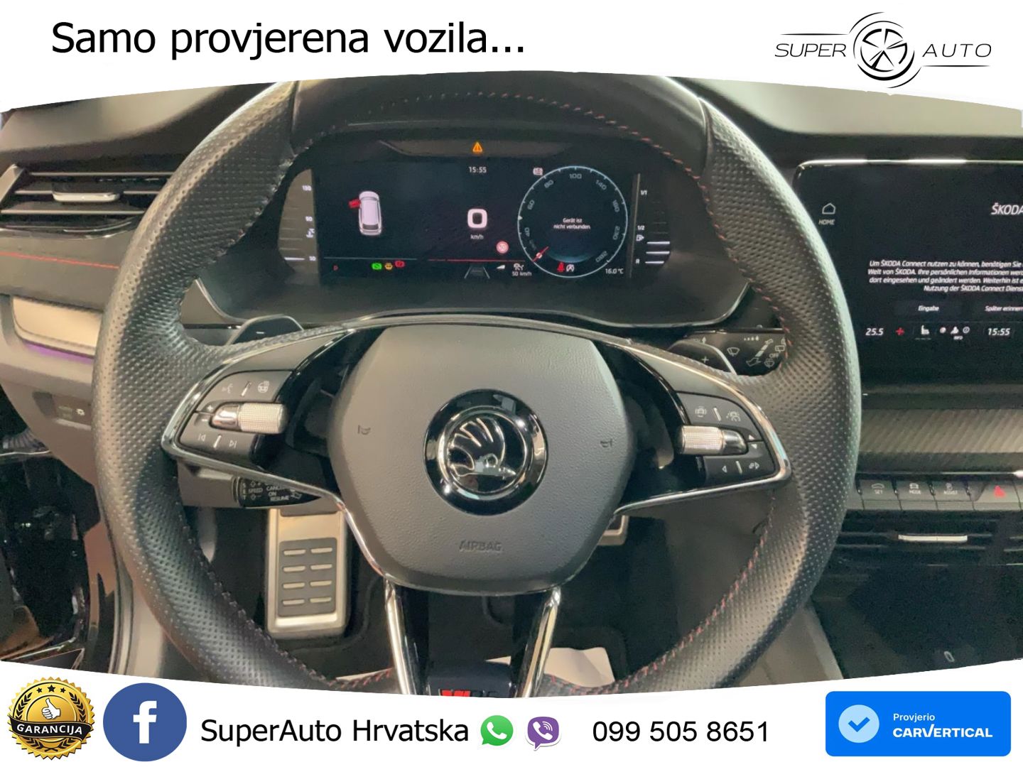 Škoda Octavia Combi RS 2.0 TDI (200 KS) 4x4 DSG LED+GR SJED+ACC