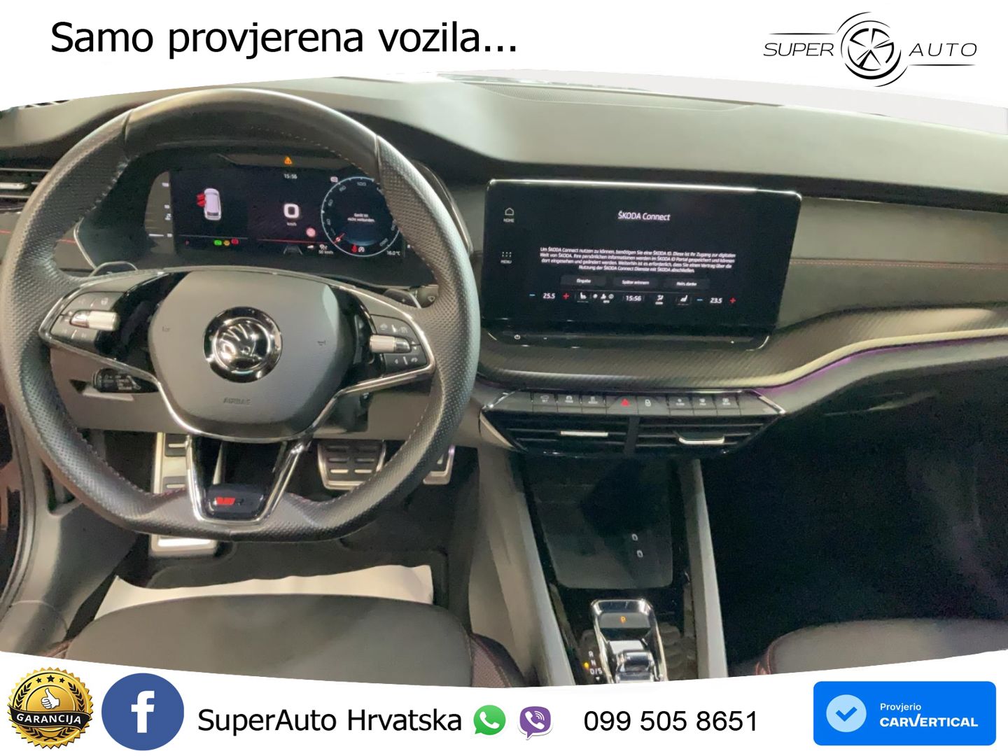 Škoda Octavia Combi RS 2.0 TDI (200 KS) 4x4 DSG LED+GR SJED+ACC